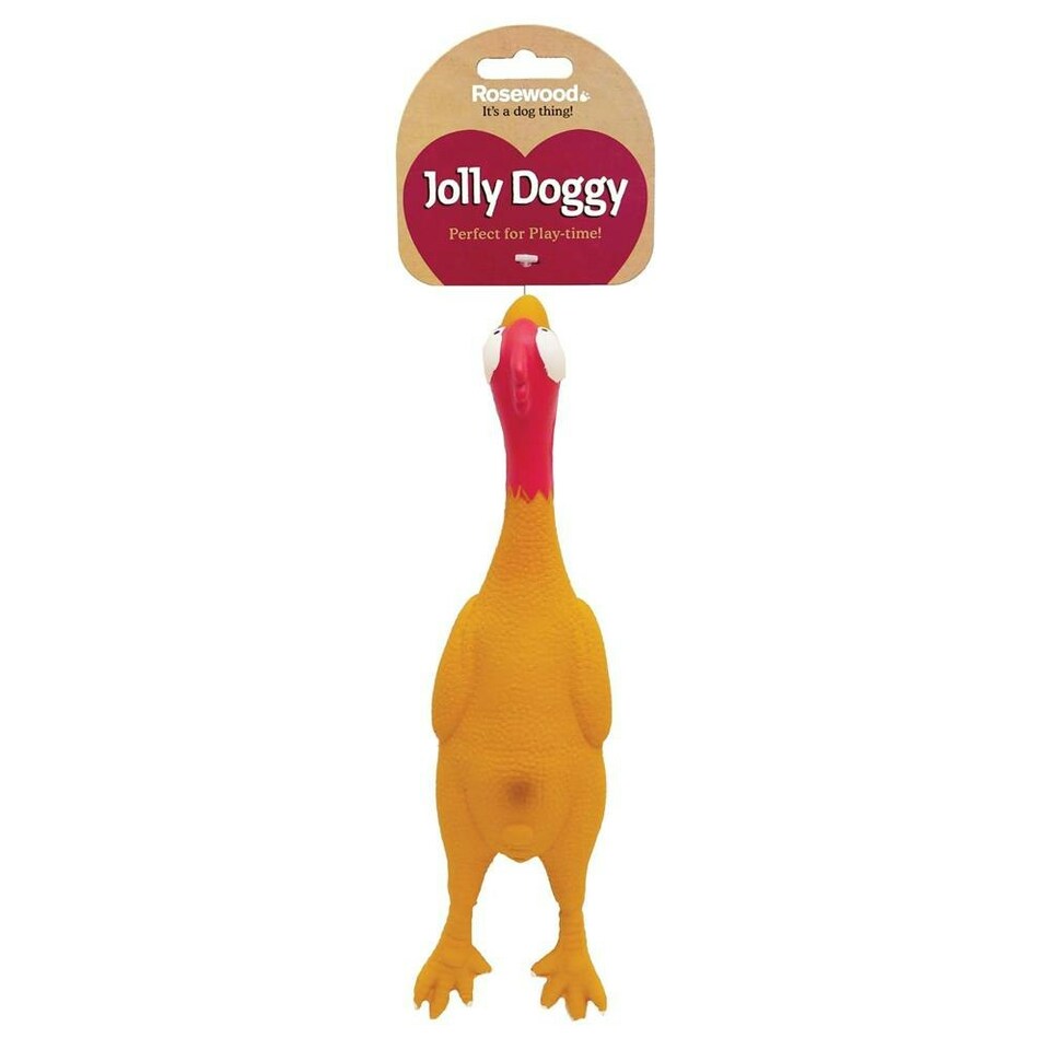 image 1 of Rosewood Latex Turkey Squeaky Dog Toy