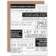image 1 of Motivational Manifesto Advice Typography Grid Greetings Card