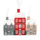 image 1 of Something Different Village Christmas Incense Cone Holder - Pink/Red/Grey - One Size