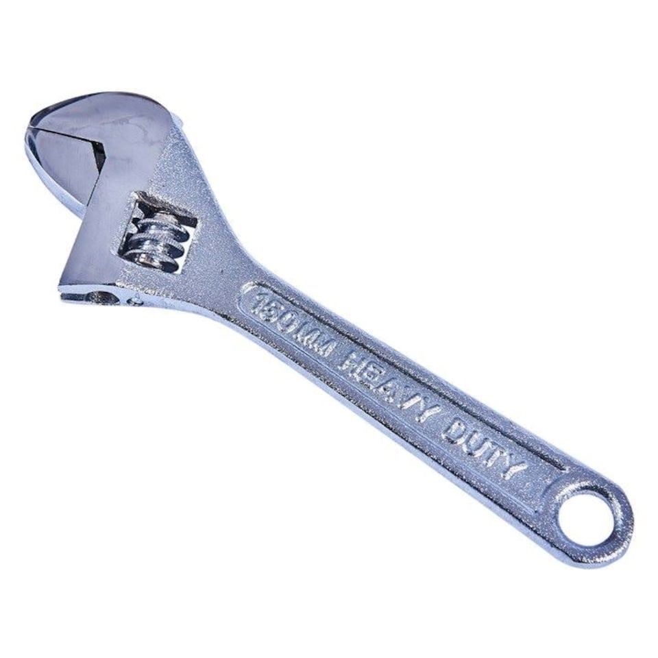 150mm (6") Adjustable wrench with 20mm (0.8") jaw opening - C1800