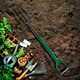 image 3 of 2pc Digging Shovel & Fork Steel Gardening Soil Spade Garden Farm Set
