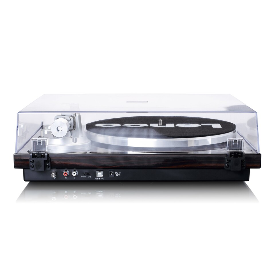 image 1 of LENCO LBT-188WA - Turntable with Bluetooth transmission, dark brown