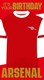 image 3 of Arsenal FC Birthday Card