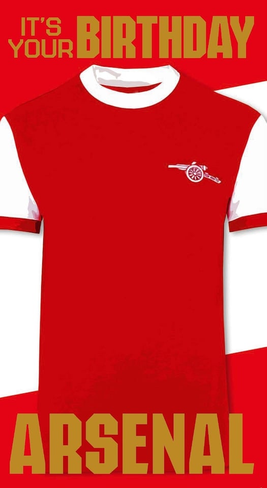 image 1 of Arsenal FC Birthday Card