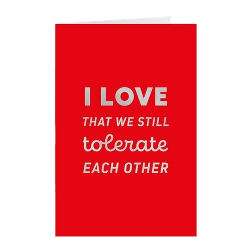 We Still Tolerate Each Other Valentines Card with Envelope