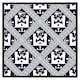 image 2 of Egyptian hieroglyphs in navy (Picture Frame) Grey | M