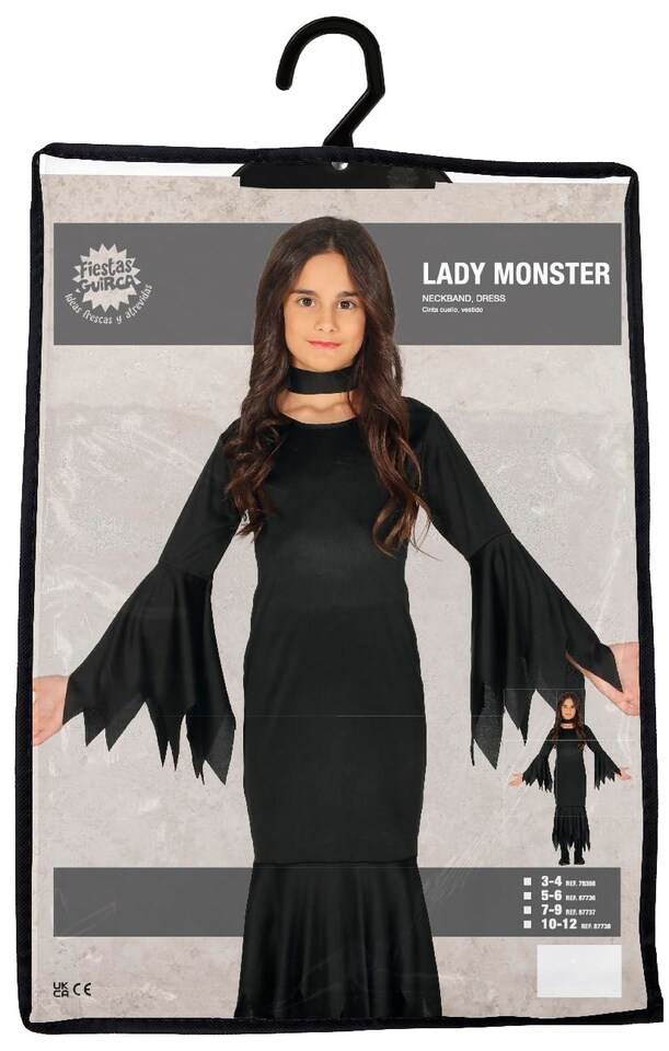 image 1 of Fancy Dress Child Lady Monster - 5-6 Years