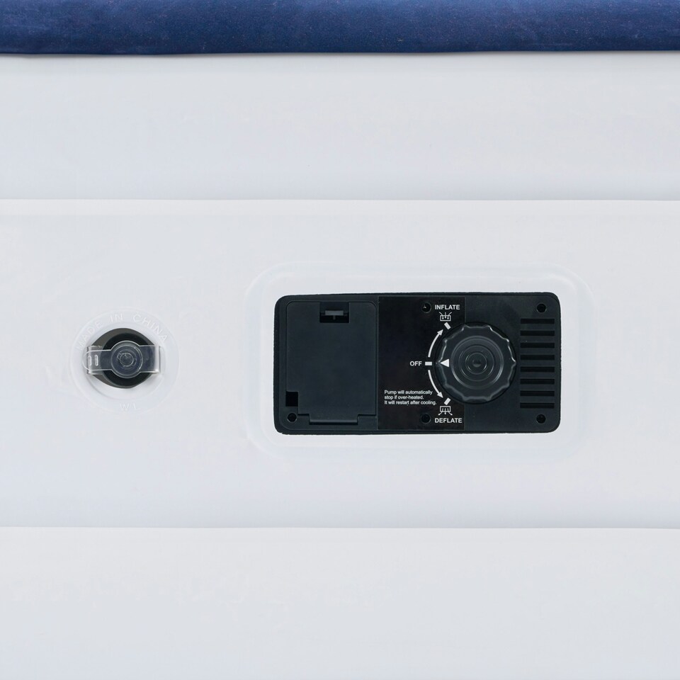 image 1 of Active Era Double Size Comfort Plus Air Bed – Navy/White
