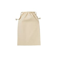 Nutshell Recycled Cotton Drawstring Bag - Natural - 20cm x 14cm Cream | 20cm x 14cm