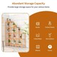image 7 of COSTWAY 5-Tier Plant Holder Stand Shelf Storage Organizer Brown
