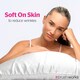 image 2 of Brushworks Luxe Satin Pillowcase White 50cm x 75cm | White | White | Standard
