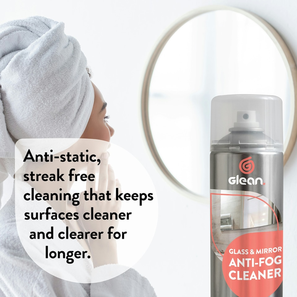 image 1 of Glean Glass Mirror Anti-Fog Cleaner