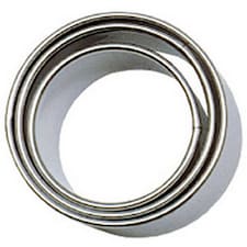 Tala Round Cookie Cutter Set (Pack of 3) | Silver | Silver | 1