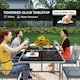 image 6 of Outsunny 5 Piece PE Rattan Garden Dining Set with Cushions, Light Grey