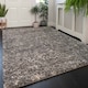 image 4 of KUKOON Silver Grey Mottled Shaggy Living Room Area Rug 120cm x 170cm