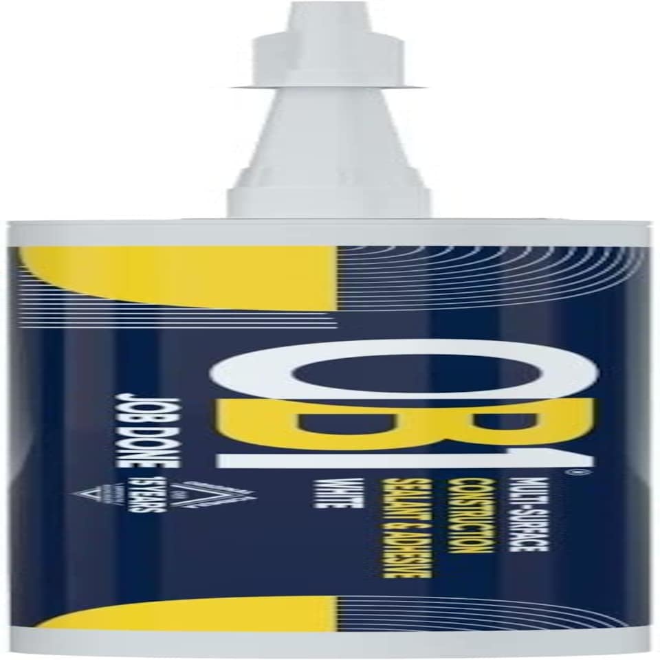 image 1 of OB1 White - Multi-Surface Construction Sealant & Adhesive Waterproof Silicone