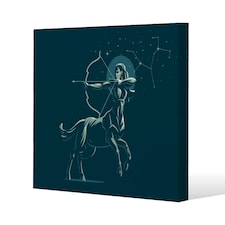 Zodiac sagittarius (canvas) 114 x 114 x 4cm