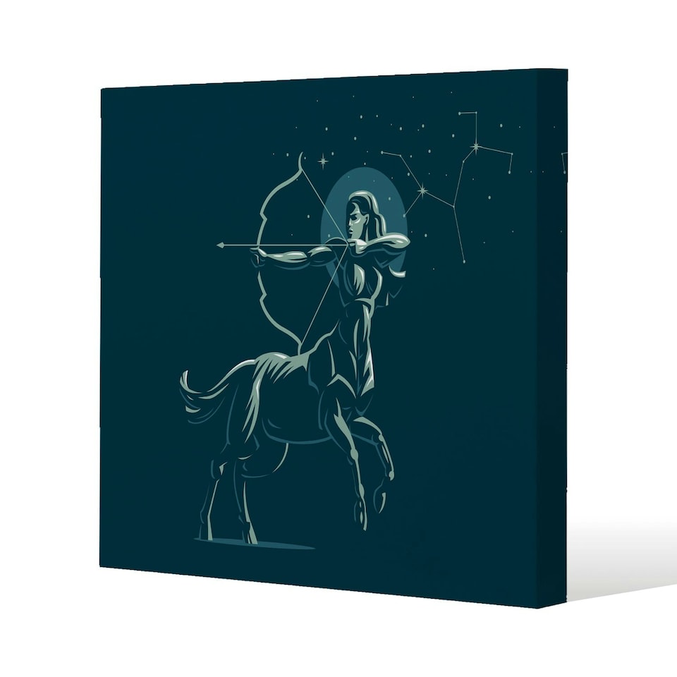 Zodiac sagittarius (canvas) 114 x 114 x 4cm