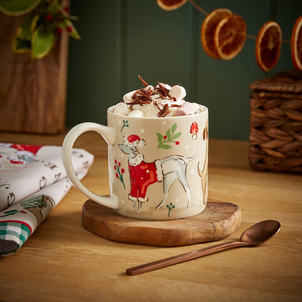 image 1 of Ulster Weavers Winter Walkies Mug - New Bone China Beige