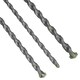 image 6 of 3pc Long Masonry Drills For Bricks Blocks Concrete Carbide Tips 400mm 8 -12mm
