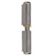 image 3 of Lift Off Bullet Hinge Weld On Brass Bush 10x60mm Heavy Duty Door Hatch 2PK Silver