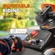 image 6 of AIYAPLAY 12V Kids Electric Motorcycle w/ Twist Grip Throttle, Music, Orange