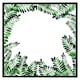 image 2 of Green botanical leaves (Picture Frame) Grey | L