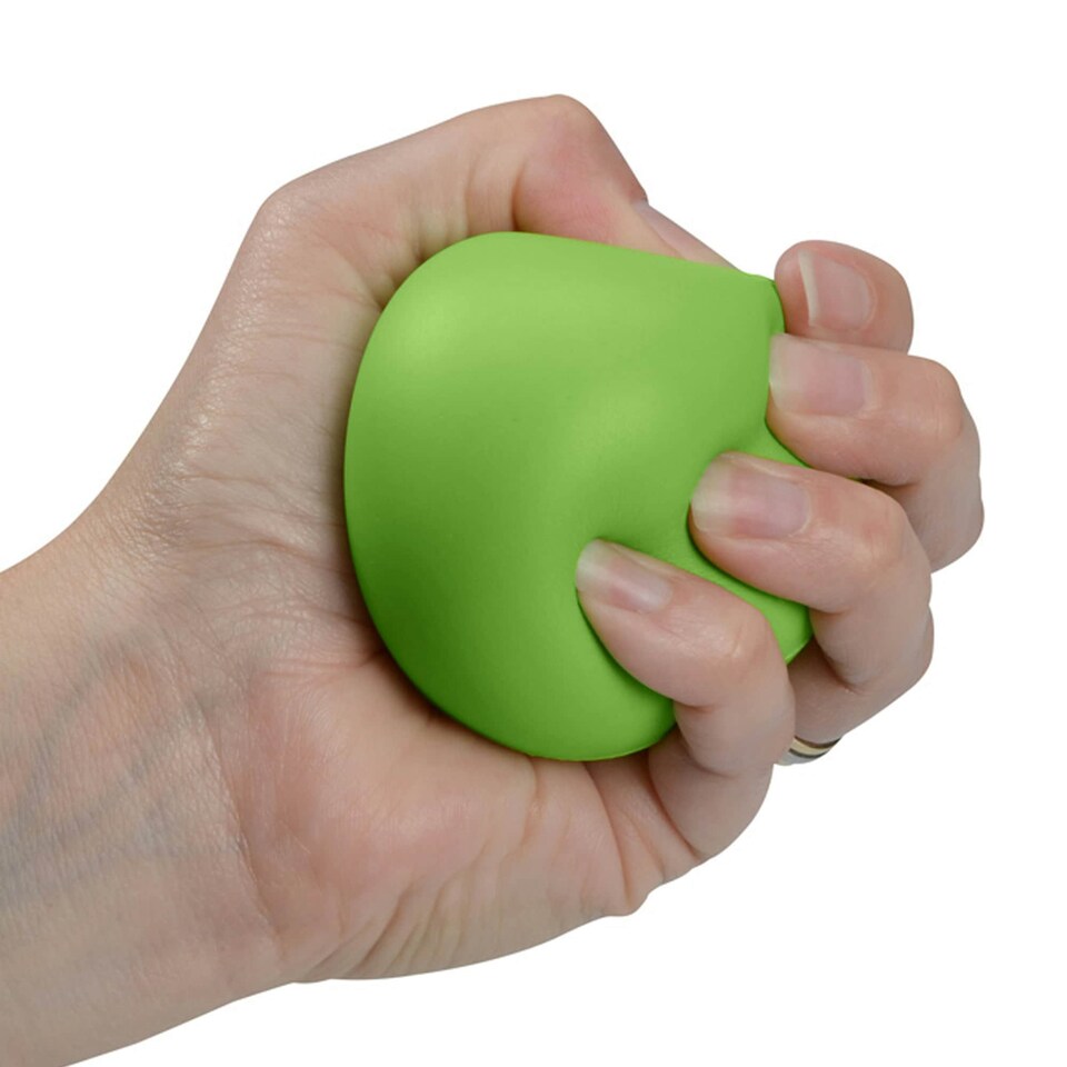 image 1 of Bullet Round Stress Reliever - Lime - 6.3 cm