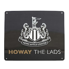 Newcastle United FC Howay The Lads Tunnel Sign - Black/White - One Size