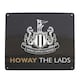 image 1 of Newcastle United FC Howay The Lads Tunnel Sign - Black/White - One Size