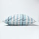 image 3 of Homescapes Cotton New England Stripe Cushion Cover - 60 x 60 cm | Blue | Blue | 60 x 60 cm