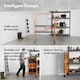image 2 of VonHaus Mobile Work Platform with Wheels for Easy Transportation