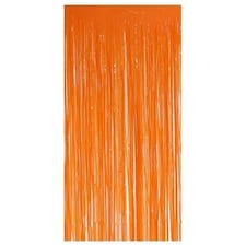 Orange Plastic Door Curtain Backdrop 1.9m x 99cm