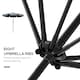 image 6 of Outsunny 2.7m Patio Umbrella Garden Parasol with Crank, Ruffles, 8 Ribs, Grey