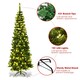 image 4 of 6ft Pre-Lit Green Pencil Tree Green | 6ft