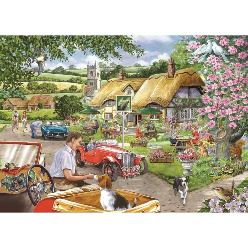 image 1 of The House of Puzzles, Out For The Weekend - 1000 Piece Jigsaw Puzzle
