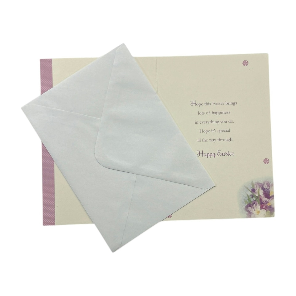 image 1 of For A Dear Goddaughter Cute Rabbit Floral Design Easter Card