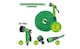 image 2 of Lightweight Green Elastic Garden Hose Set Expandable 5-10M with 7 Functions for Lawn Watering Backyard Plants | Green