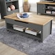 image 1 of Coffee Table Lift Up Occasional Reception Storage Shelf Avon