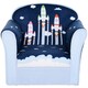image 9 of HOMCOM Kids Armchair Toddler Sofa Foam Filled Upholstered Couch Rocket 