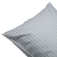 image 2 of Belledorm 540 Thread Count Satin Stripe Housewife Pillowcases (Pair) - Platinum - One Size