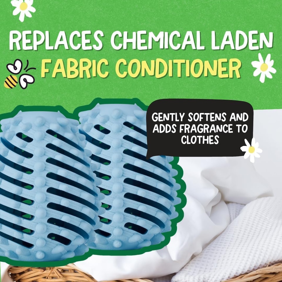 image 1 of Ecoegg Dryer Ball Refill Scent Sticks | Fresh Linen | 6 Refill Sticks