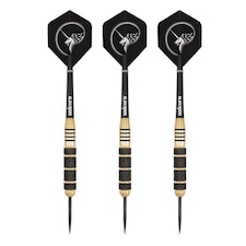 Unicorn Core Plus Win Darts (Pack Of 3) | Black | Black/Gold | 25g | 1