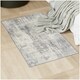 image 1 of Washable Rug Nadira - different sizes, abstract pattern, synthetic wool and felt, non-slip Cream | Beige/Grey | 110 x 60 cm