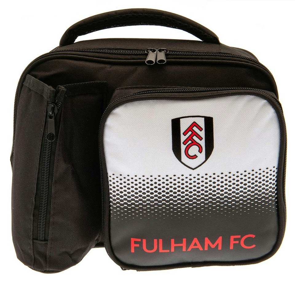 image 1 of Fulham FC Fade Lunch Bag - Black/White - One Size