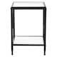 image 3 of Interiors by Premier Square Black Finish Side Table Black