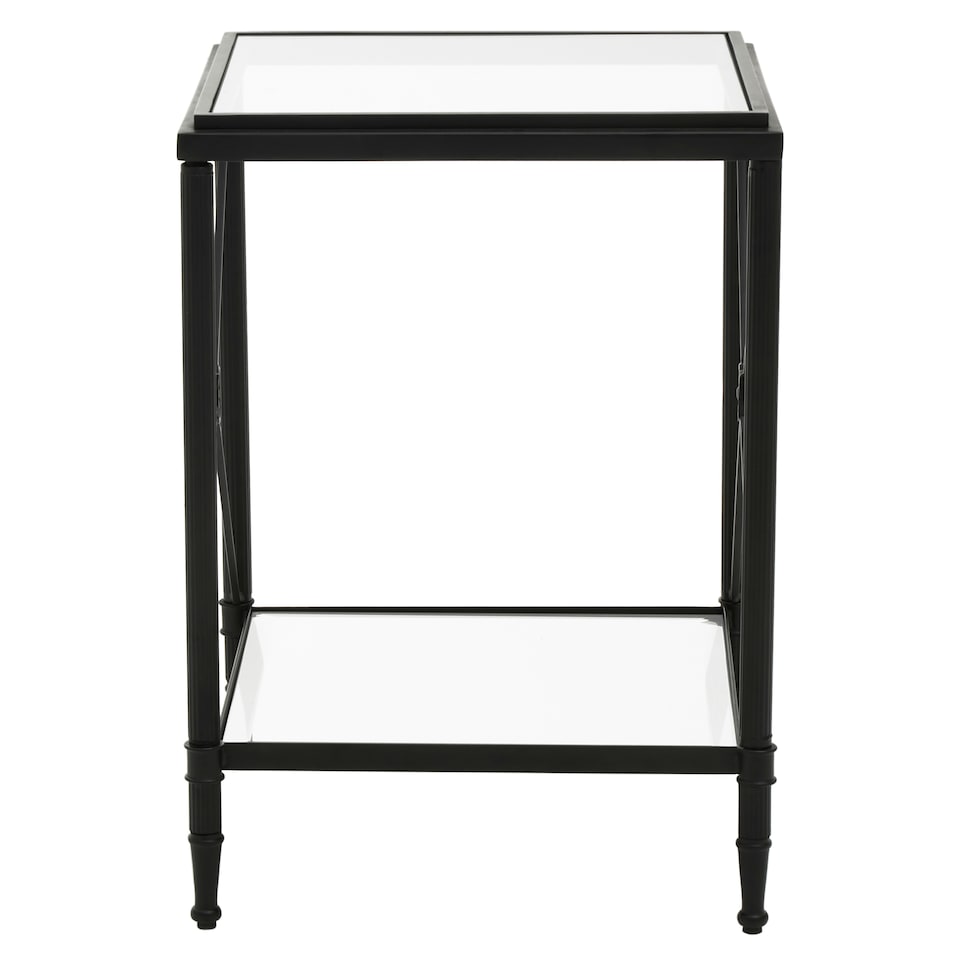 image 1 of Interiors by Premier Square Black Finish Side Table Black