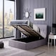 image 1 of Carmel Kingsize 5ft Grey End Opening Ottoman Bed | Grey | King