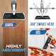 image 7 of Spray Mop with Washable Pads Floor Mop with Spray Swivel Head Wet and Dry Free Scraper