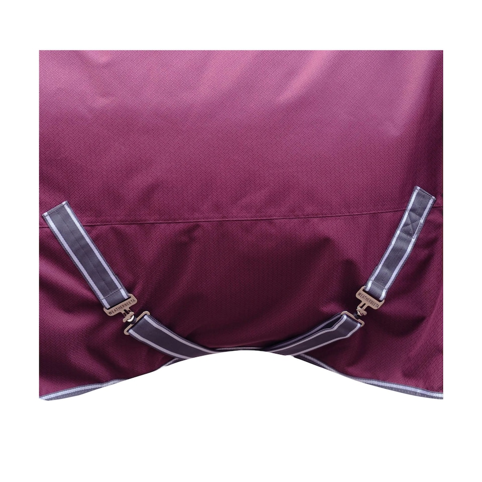 image 1 of Weatherbeeta Comfitec Plus Dynamic II Standard-Neck Medium Lightweight Horse Turnout Rug - Maroon/Grey/White - 4´ 6"